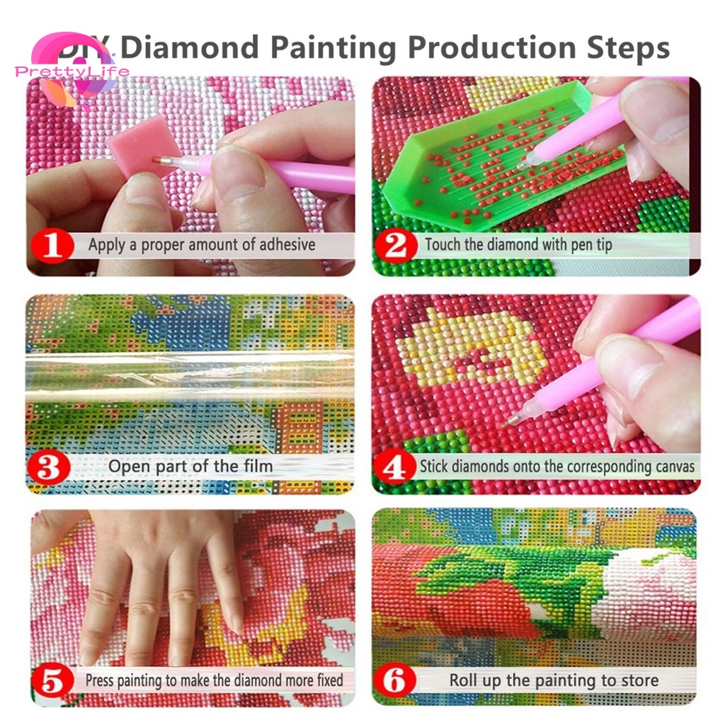 Bộ tranh đính đá 5D họa tiết phong cảnh hoàng hôn/ phong cảnh độc đáo kích thước 30x40cm DIY