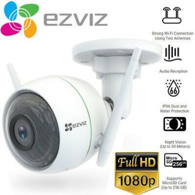 Camera Wifi ngoài trời EZVIZ C3WN 1080P chính hãng full box bh 2 năm | BigBuy360 - bigbuy360.vn