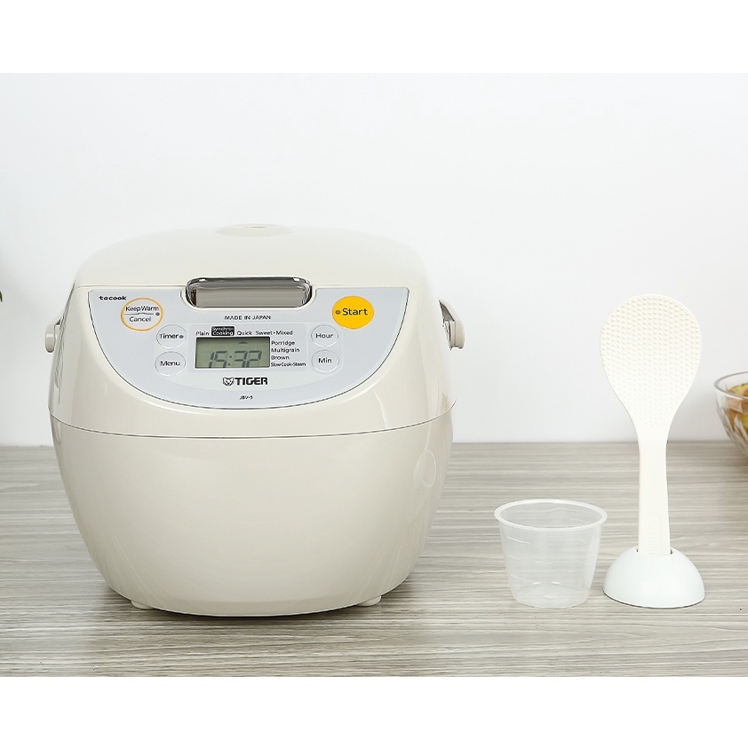 Nồi cơm điện tử 4 trong 1 Tiger JBV-S18W/JBV-S10W cao cấp Sản xuất tại Nhật Bản - HAPOS