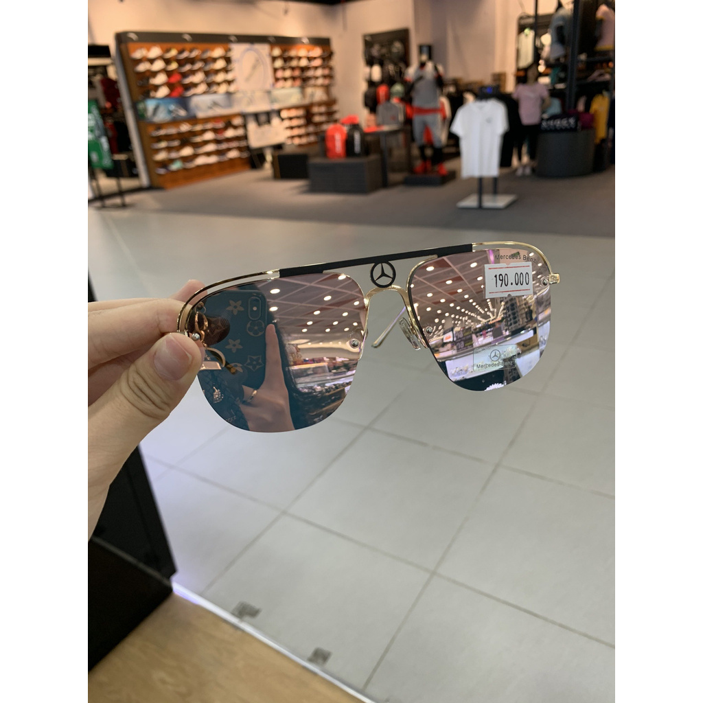 Kính mát nam Benz -5 xanh tráng gương thời trang cao cấp ,full box, tròng Polazied, chống lóa , chống tia UV cực tốt | BigBuy360 - bigbuy360.vn