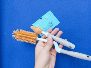 [CHÍNH HÃNG] Bộ cọ bình sữa, núm ti Silicon Mother Kmom