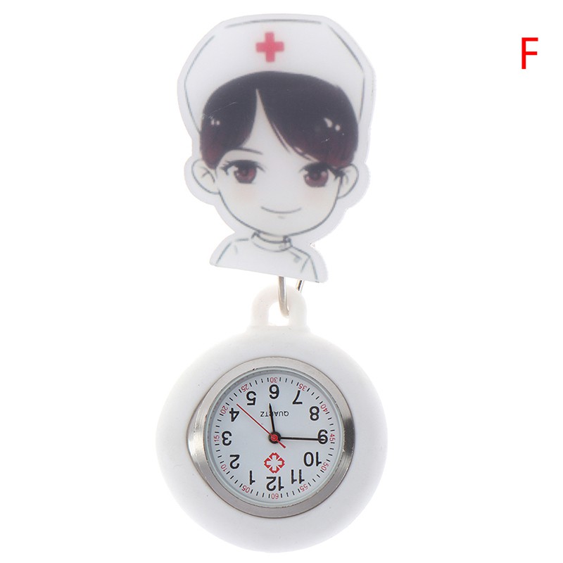 Đồng Hồ Bỏ Túi Có Dây Đeo Cao Su Cho Y Tá