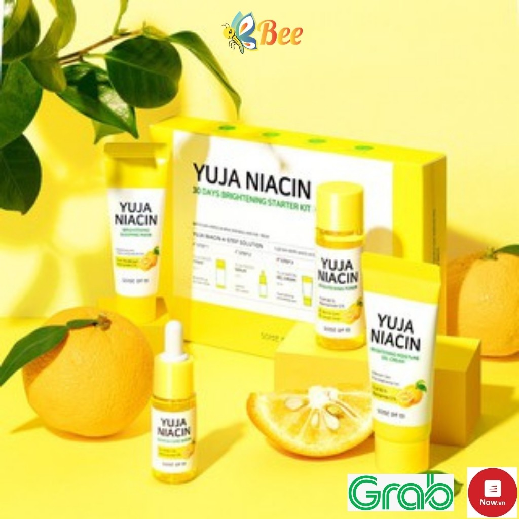 Bộ kit dưỡng trắng da, mờ thâm nám SOME BY MI Yuja Niacin 30 Days Brightening Starter kit