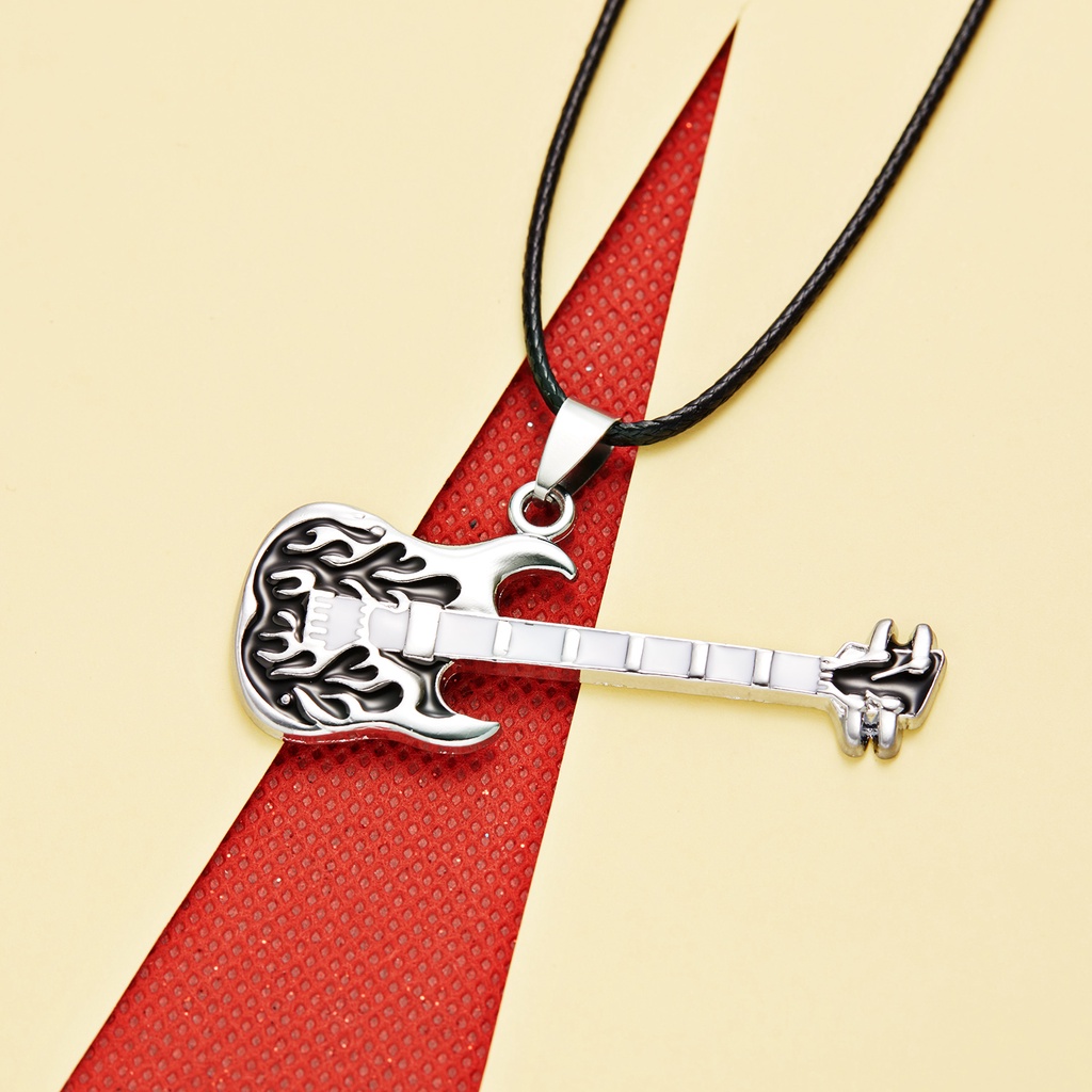 Dây chuyền RINHOO FRIENDSHIP mặt hình đàn ghi ta phong cách Âu Mỹ