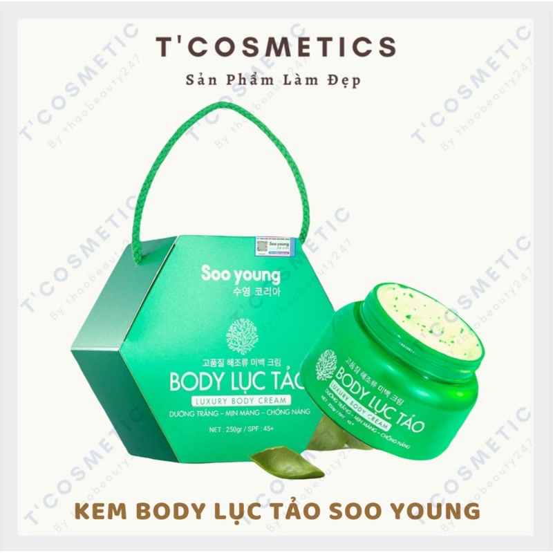 Kem Body Lục Tảo Soo Young 250gr