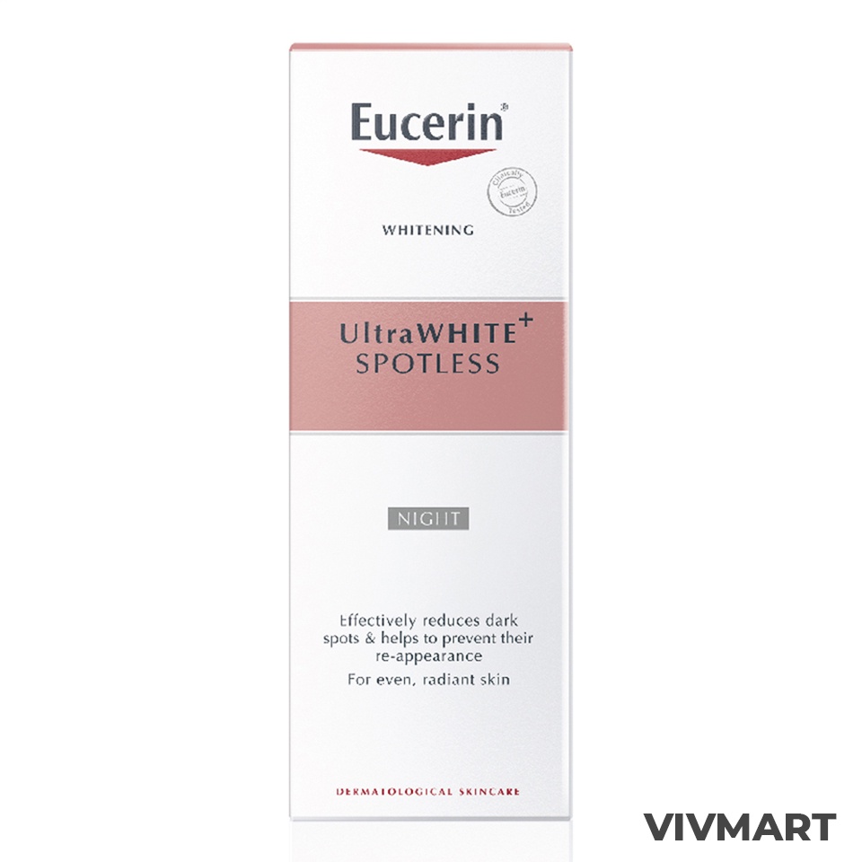 ✅ Kem Dưỡng Trắng Sáng Da Ban Đêm Eucerin UltraWHITE+ SPOTLESS Night 50ml - Giảm Thâm Nám