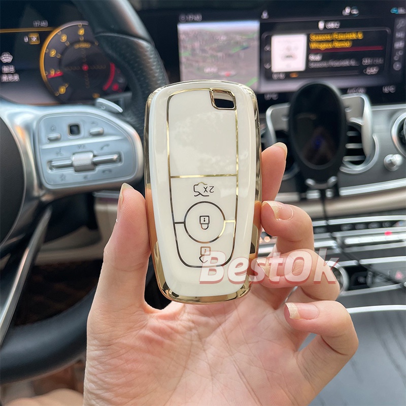 Vỏ Bảo Vệ Chìa Khóa Cho Xe Ford Fusion Mustang Explorer F150 F250 F350 2017 2018 EcoSport Edge S-MAX Ranger Lincoln Mondeo Llavero