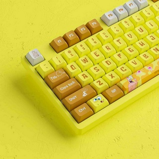 Tặng kèm bàn di trị giá 399k - Bàn phím AKKO 3098S SpongeBob (RGB / PBT Dye-subbed / JDA profile / AKKO CS switch)
