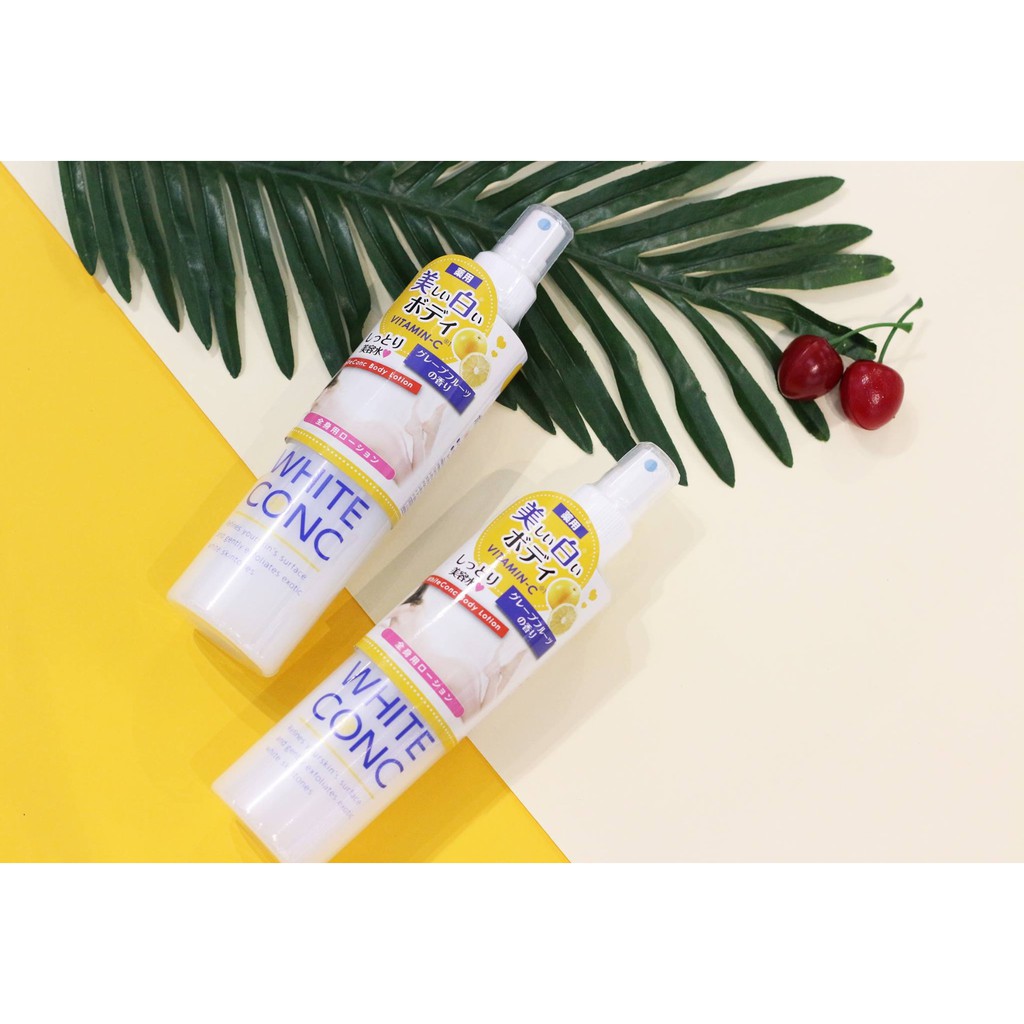 Lotion xịt dưỡng trắng da White Conc Vitamin C 245ml Nhật Bản | WebRaoVat - webraovat.net.vn