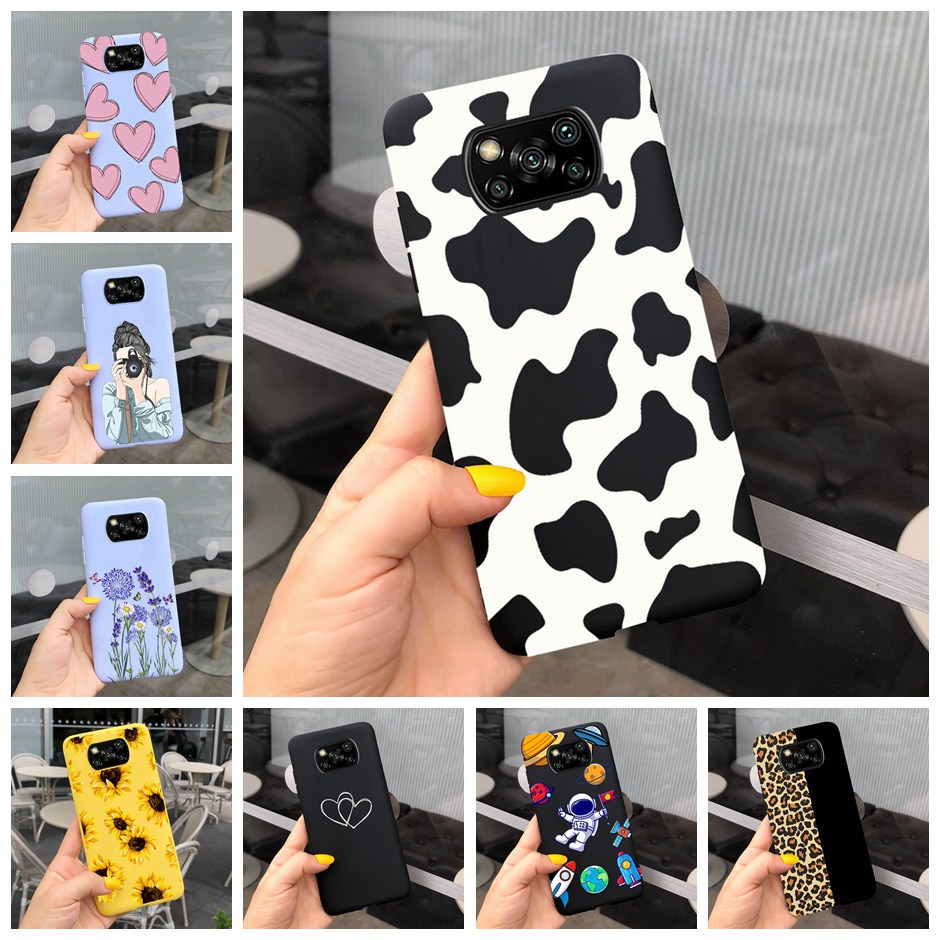 Ốp Điện Thoại TPU Silicon Mềm In Họa Tiết Hoạt Hình Màu Sắc Ngọt Ngào Cho Xiaomi Poco X3 Pro Poco X3 NFC X 3 PocoX3