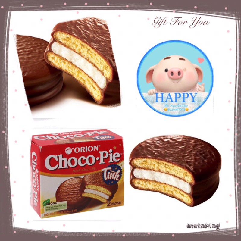 Bánh Orion Chocopie socola hộp 2 cái 66g