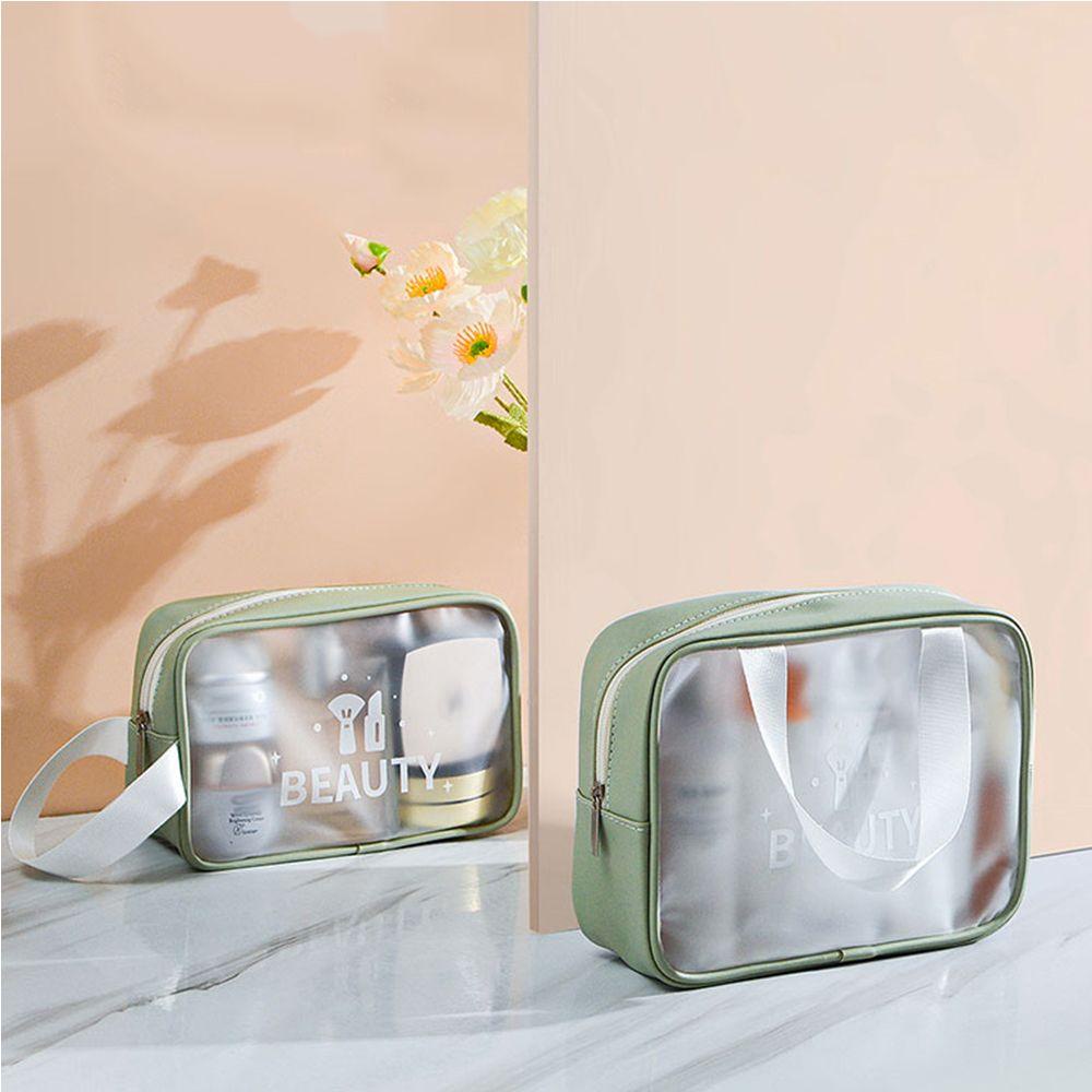 Túi Đựng Mỹ Phẩm Bằng PVC Trong Suốt Có Khóa Kéo Tiện Dụng