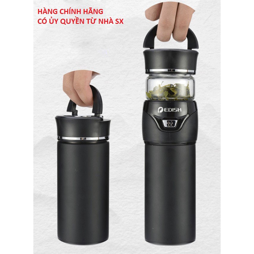 Bình pha trà kiêm bình giữ nhiệt đa năng inox 316 thương hiệu Edish của Đức cao cấp (450ml)