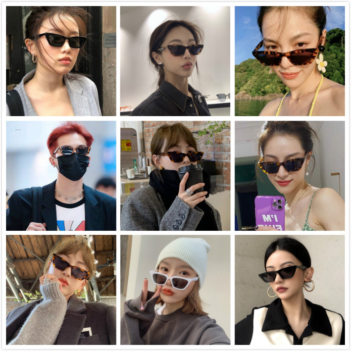 Kính mát mắt mèo phong cách Hàn Quốc retro cho nữ