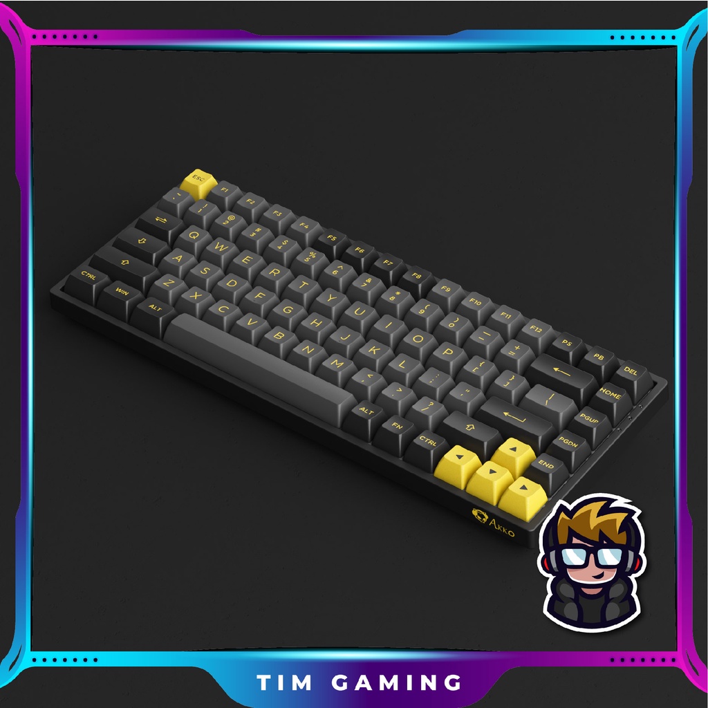 Bàn phím cơ AKKO 3084B Plus Black & Gold