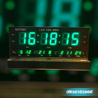 Đồng hồ Led vạn niên GuTen kích thước 13 x33cm