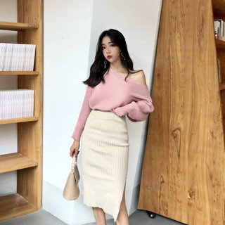 Áo dệt kim trễ vai Thái Lan cực chất