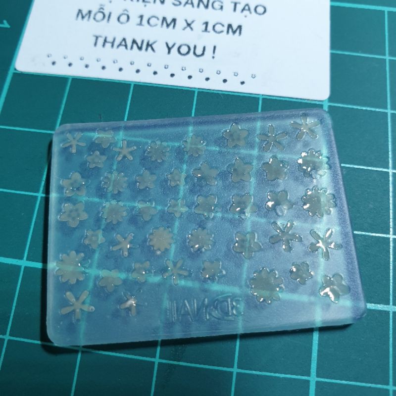Khuôn silicon  hoa nhí 3D NAIL bé xíu 🌼🌸🌼🌺🌺🏵