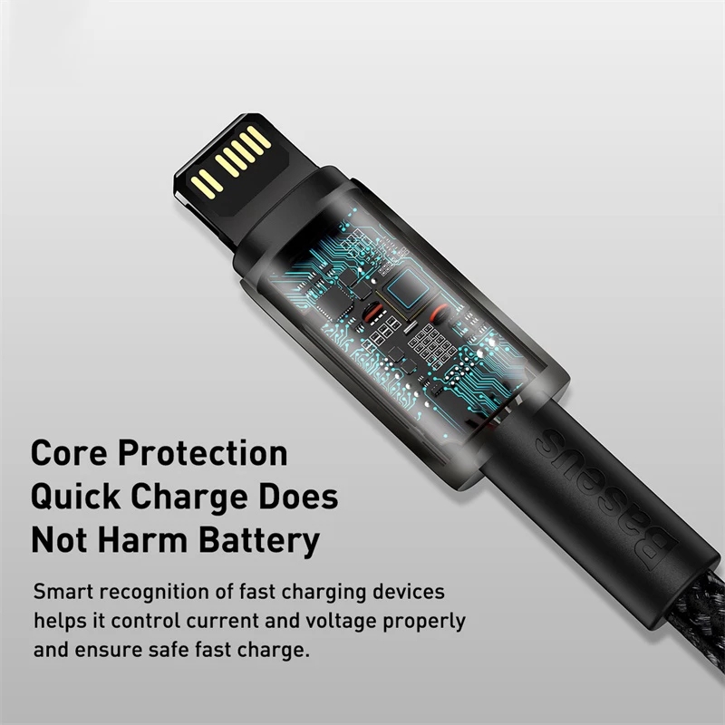 Dây cáp sạc nhanh Baseus cho Xiaomi Redmi Note 8 MacBook iPad Pro đầu USB C sang USB Type C tốc độ nhanh 4.0 PD 100W