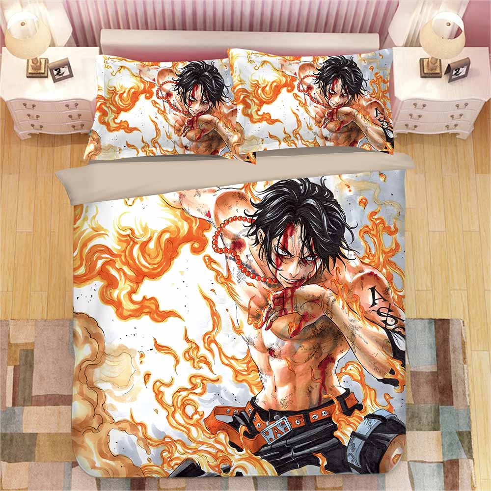 Bộ Drap giường 3 Trong 1 Họa Tiết ONE PIECE Độc Đáo