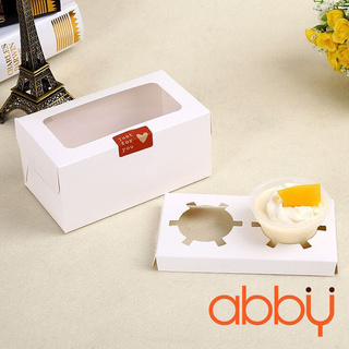 Hộp đựng bánh cupcake 2 - 4 - 6 ô