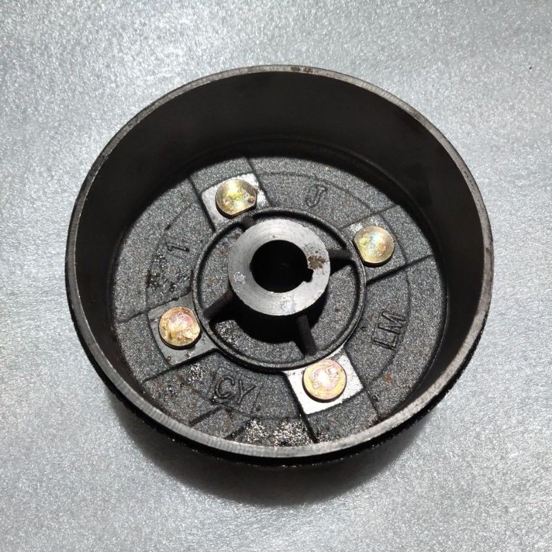 Tăm bua 160mm cho xe điện lỗ côn25/21mm tìm 4 ốc 7x10cm