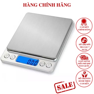 Cân Tiểu Ly Điện Tử Platform 3kg - Cân Điện Tử Mini, Cân Tiểu Li Inox I-2000 Tiện lợi dễ sử dụng