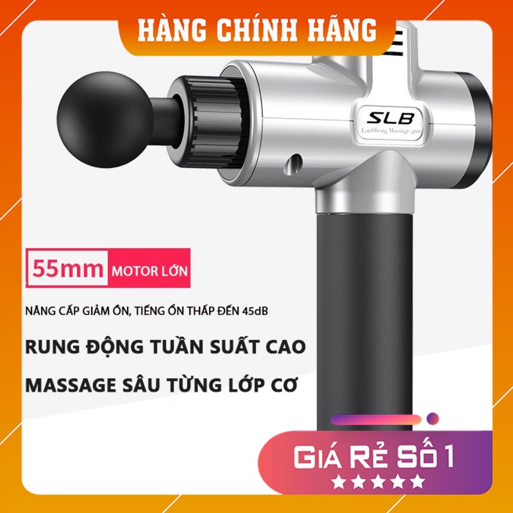 [Hàng Chính Hãng] Máy Massage Cầm Tay, Súng Massage Cầm Tay Chân Lưng -Giảm Mỡ, Giảm Nhức Mỏi, Căng Cơ