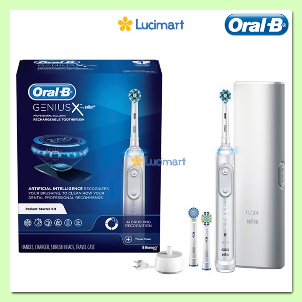 Bàn chải đánh răng điện Oral-B Genius X Limited Rechargeable Toothbrush [Hàng Đức]