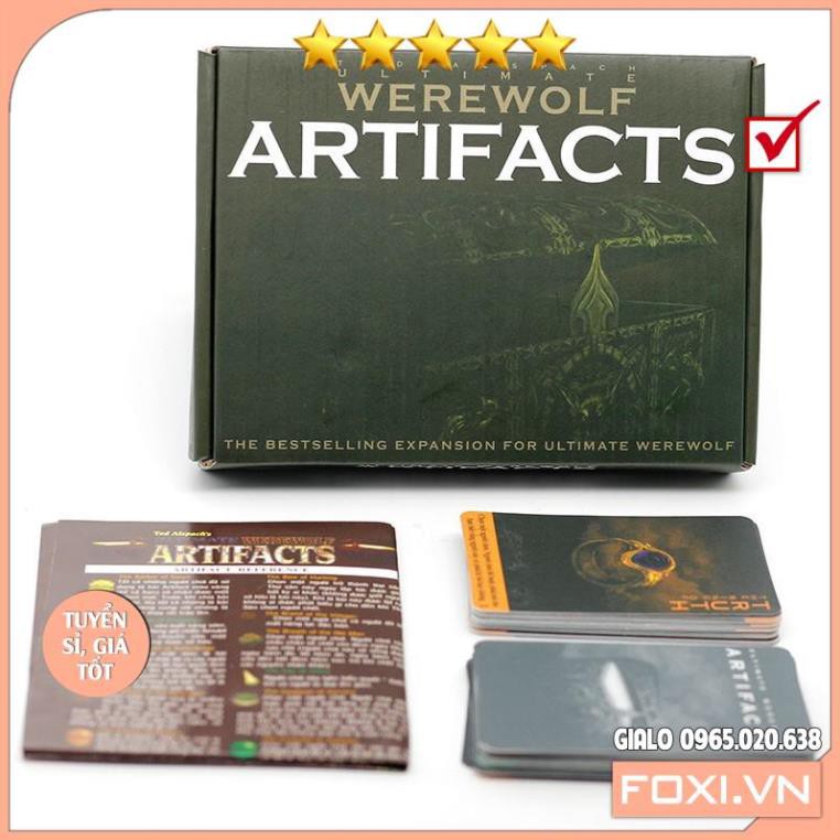 Boardgame Ma Sói Ultimate mở rộng Artifact-Cổ Vật Huyền Thoại-Phiên bản Tiếng Việt-Trò chơi trí tuệ