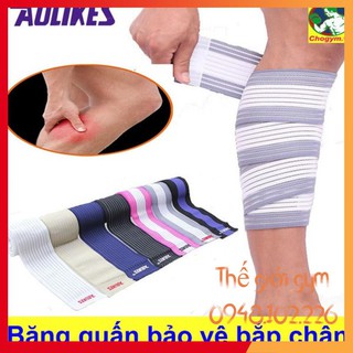 [sẵn] Dây Thun Y Tế Quấn Bảo Vệ Bắp Chân, Băng Quấn Mắt Cá Chân Thể Thao