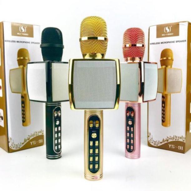 Mic karaoke bluetooth YS91 chính hãng BH 12 tháng