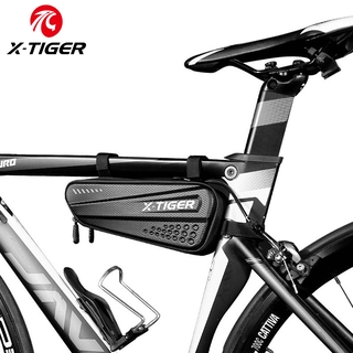 X-TIGER Túi tam giác cho xe đạp Pu không thấm nước + Thiết bị cưỡi ngựa đường dài Eva Mountain Road Racing Bag Saddle Bag