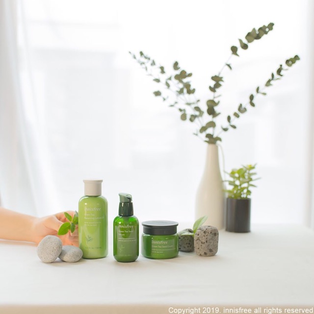 Nước hoa hồng Innisfree Green tea balancing skin EX