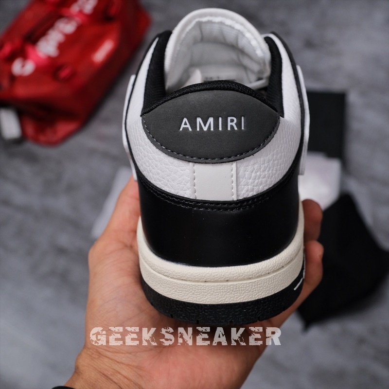 [GeekSneake] Giày Sneaker Cổ Thấp - AMIRI Skeleton low-top sneakers [ Trắng ]