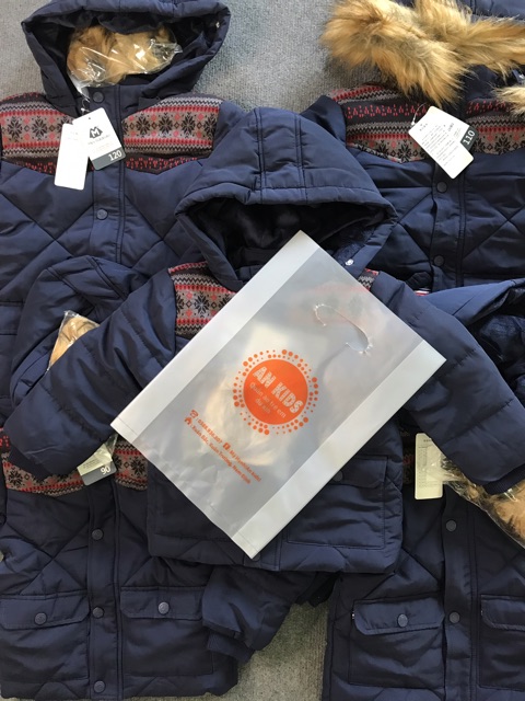 Áo phao bé trai Mini Balabala dư xịn size 2-7y