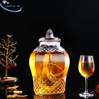 Bình thủy tinh ngâm rượu 8833 15 lít