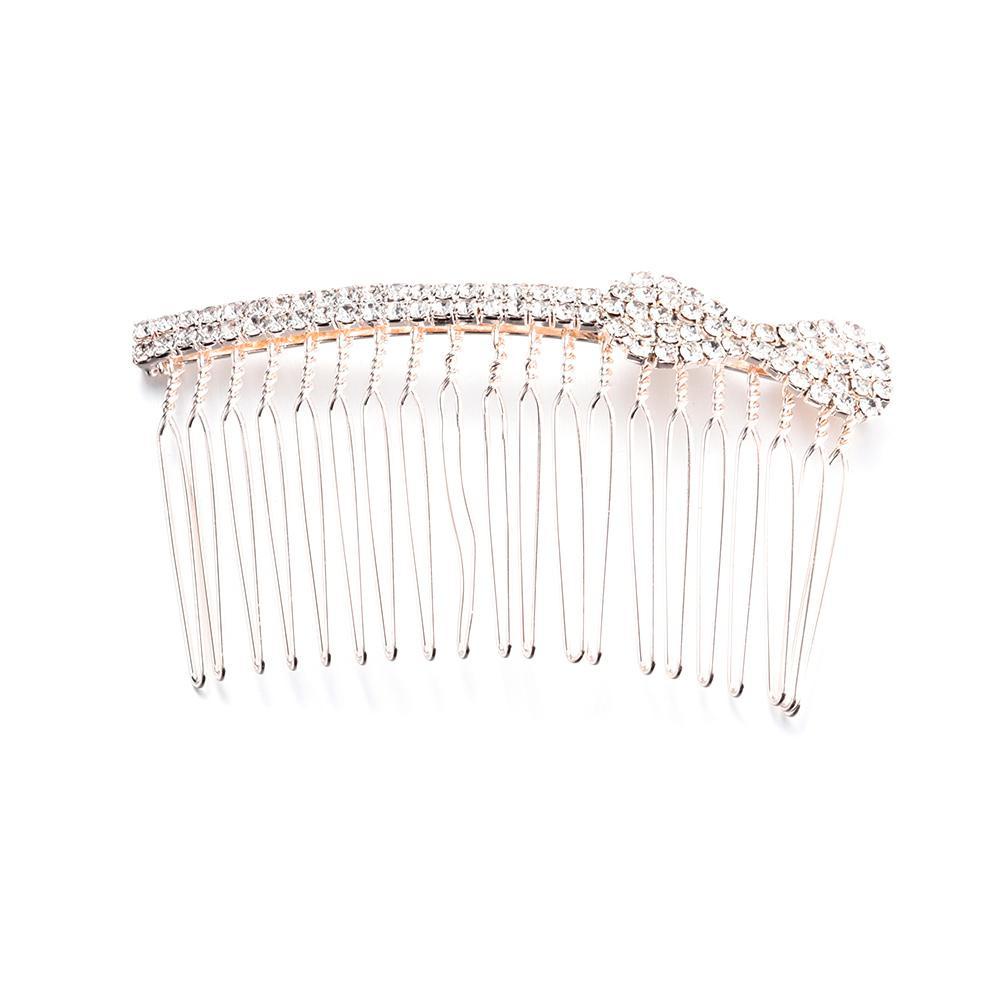 WATTLE Cài Tóc Hình Vương Miện Đính Đá Lấp Lánh Cho Cô Dâu