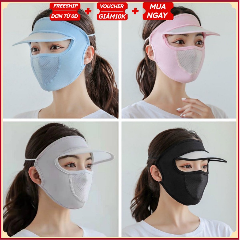 PVN30813 Khẩu trang ninja che kín mặt chống nắng chạy xe nam nữ T2
