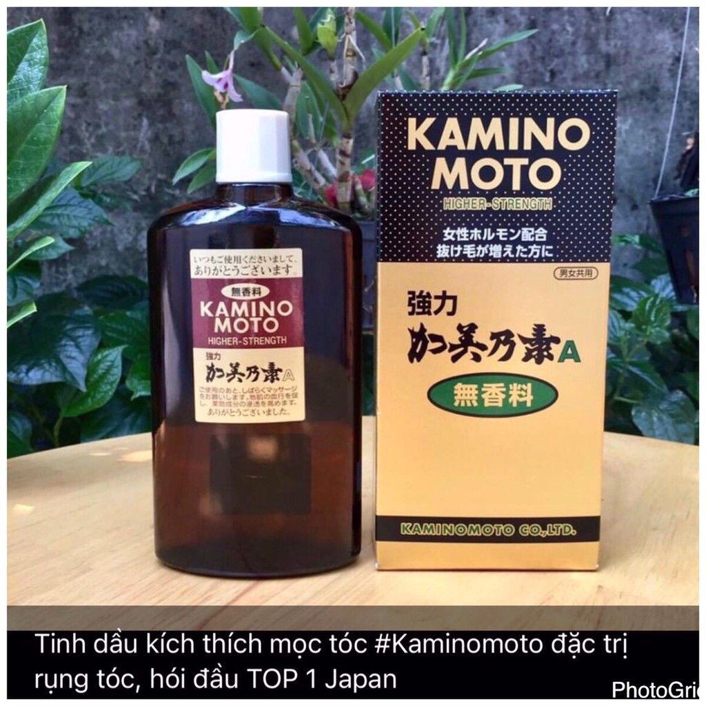 Tinh dầu KÍCH THÍCH MỌC TÓC Kaminomoto Higher Strength 200mL Nhật Bản