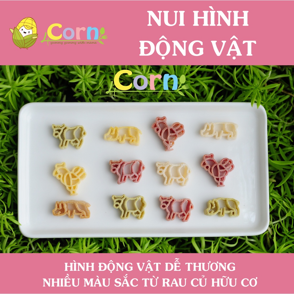 Nui rau củ hữu cơ hình ĐỘNG VẬT Bartolini - Cho bé 9m+