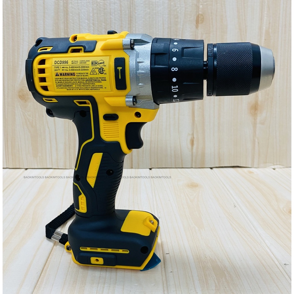 Thân máy khoan dùng pin DEWAT 20V - Động cơ không chổi than siêu mạnh mẽ