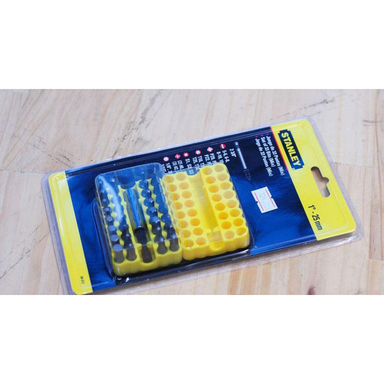 33 chi tiết Bộ đầu vít Stanley 68-072