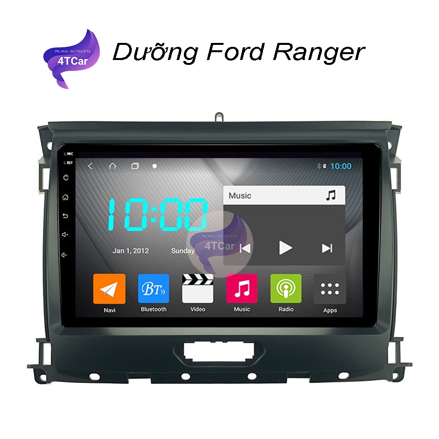 Mặt dưỡng Ford Ranger 2020 (9 inch) có CANBUS
