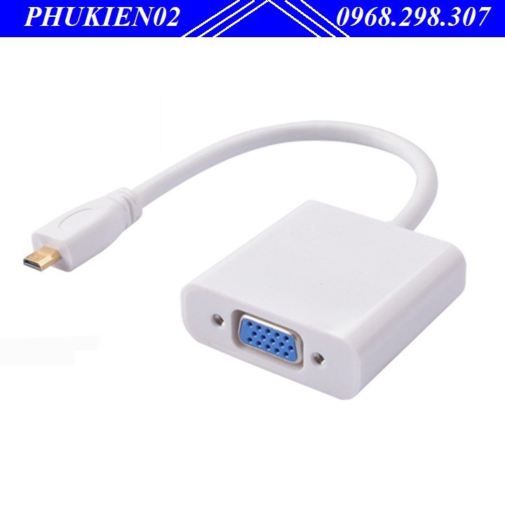 Cáp Chuyển Đổi Micro HDMI to VGA