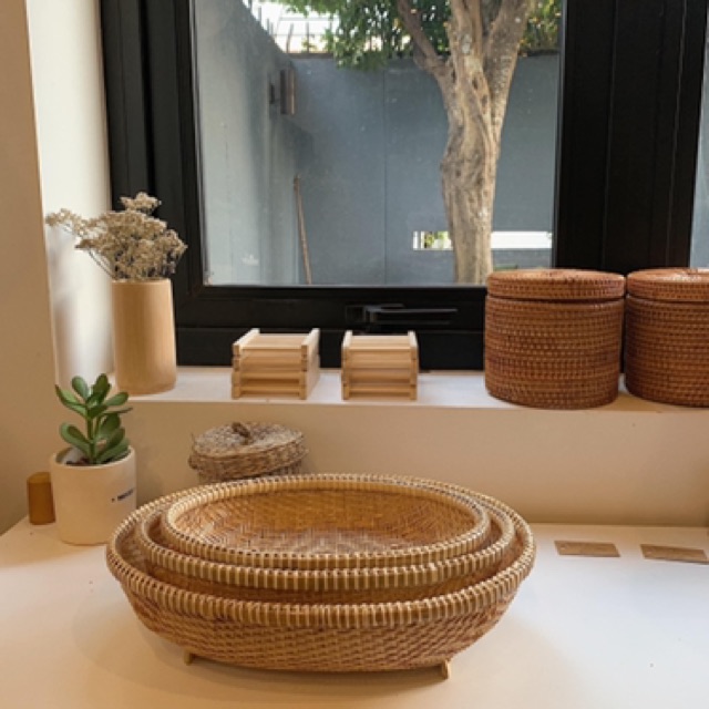 Rổ tre tự nhiên