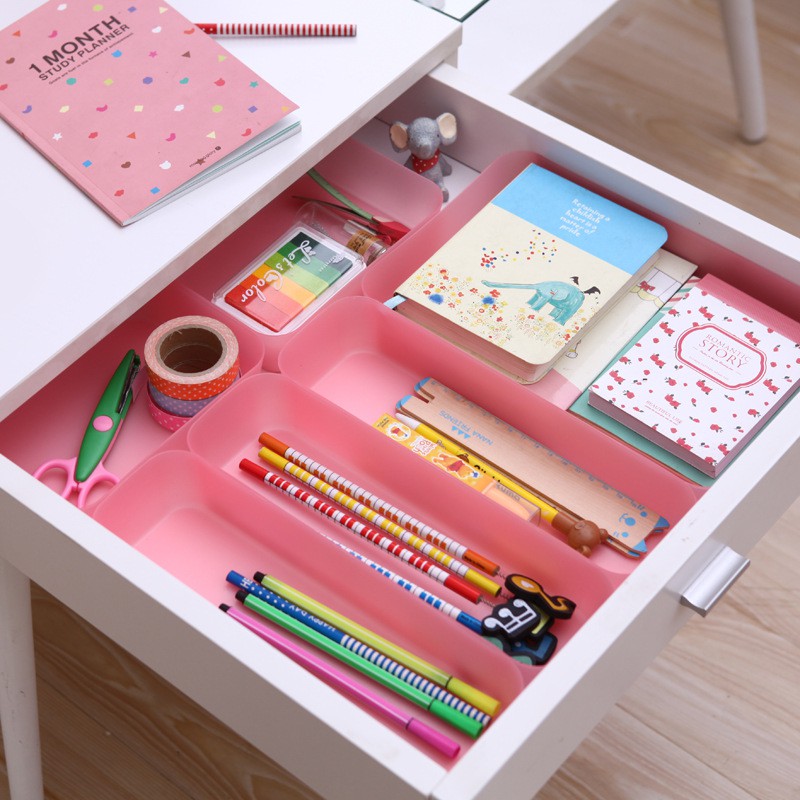 Hộp đựng vật dụng để ngăn kéo bàn phong cách Nhật Bản