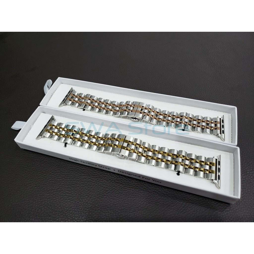 [Tặng tool cắt mắt dây] Dây kim loại 7 mắt dành cho apple watch series 1/2/3/4/5