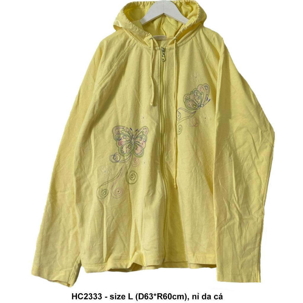 Áo Hoodie, áo sweater 2hand nhập Mỹ Oversize nữ, nam, chất dày, size lớn, form rộng, tay bồng  - 160523