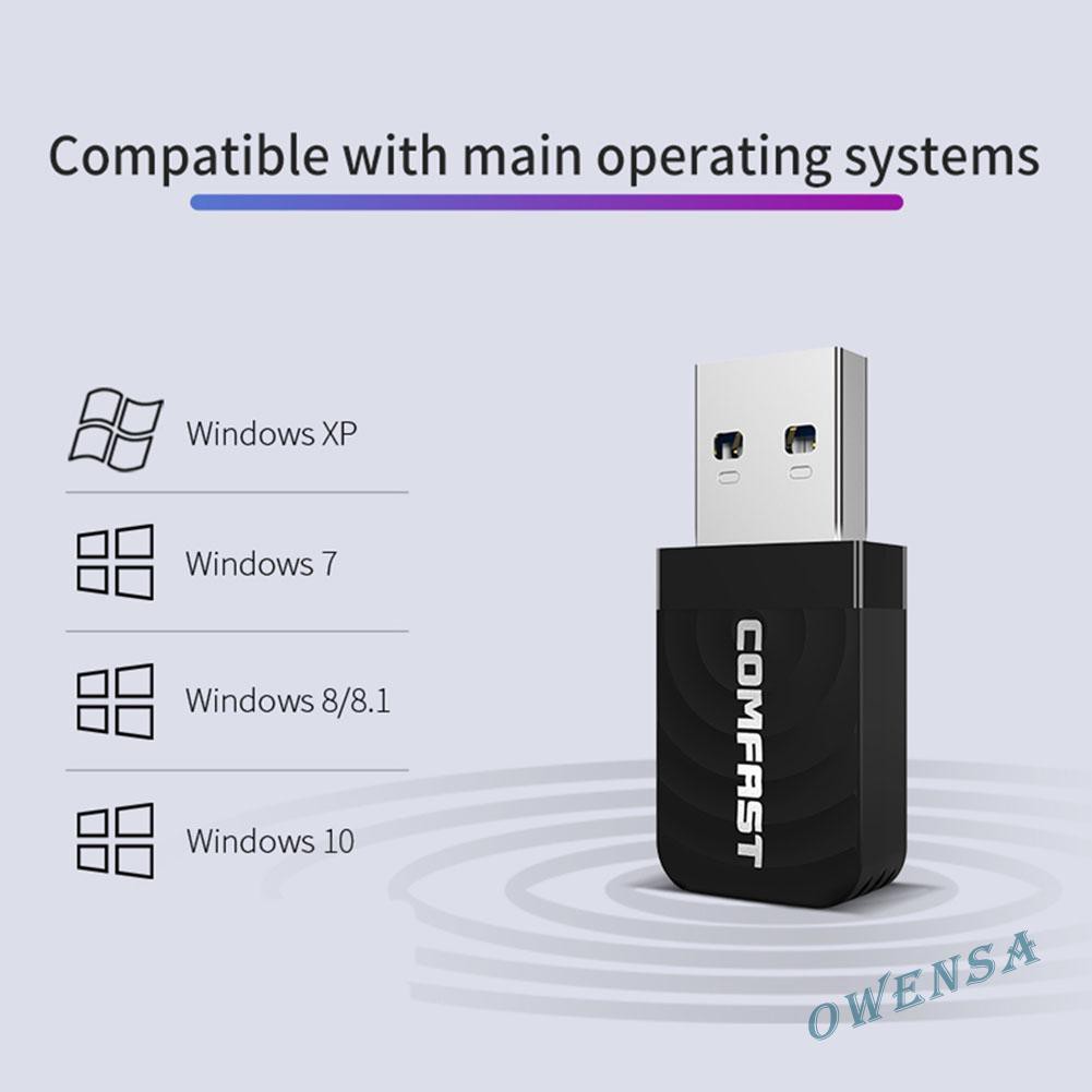 COMFAST Usb Thu Sóng Wifi Không Dây 1300mbps 802.11 B / G / N